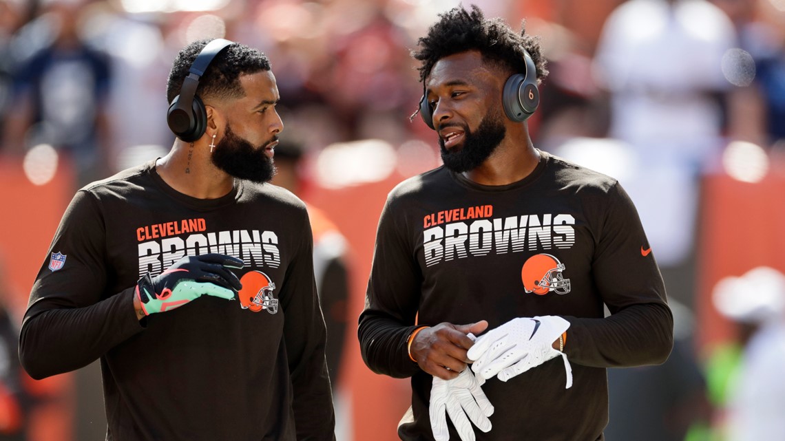 NFL - Odell Beckham Jr. Jarvis Landry. Jersey swap! #Respect