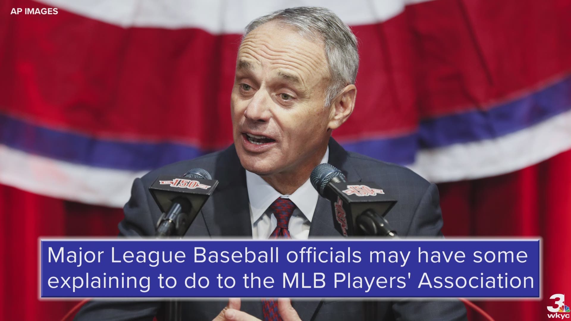 Major League Baseball officials may have some explaining to do to the MLB Players' Association.