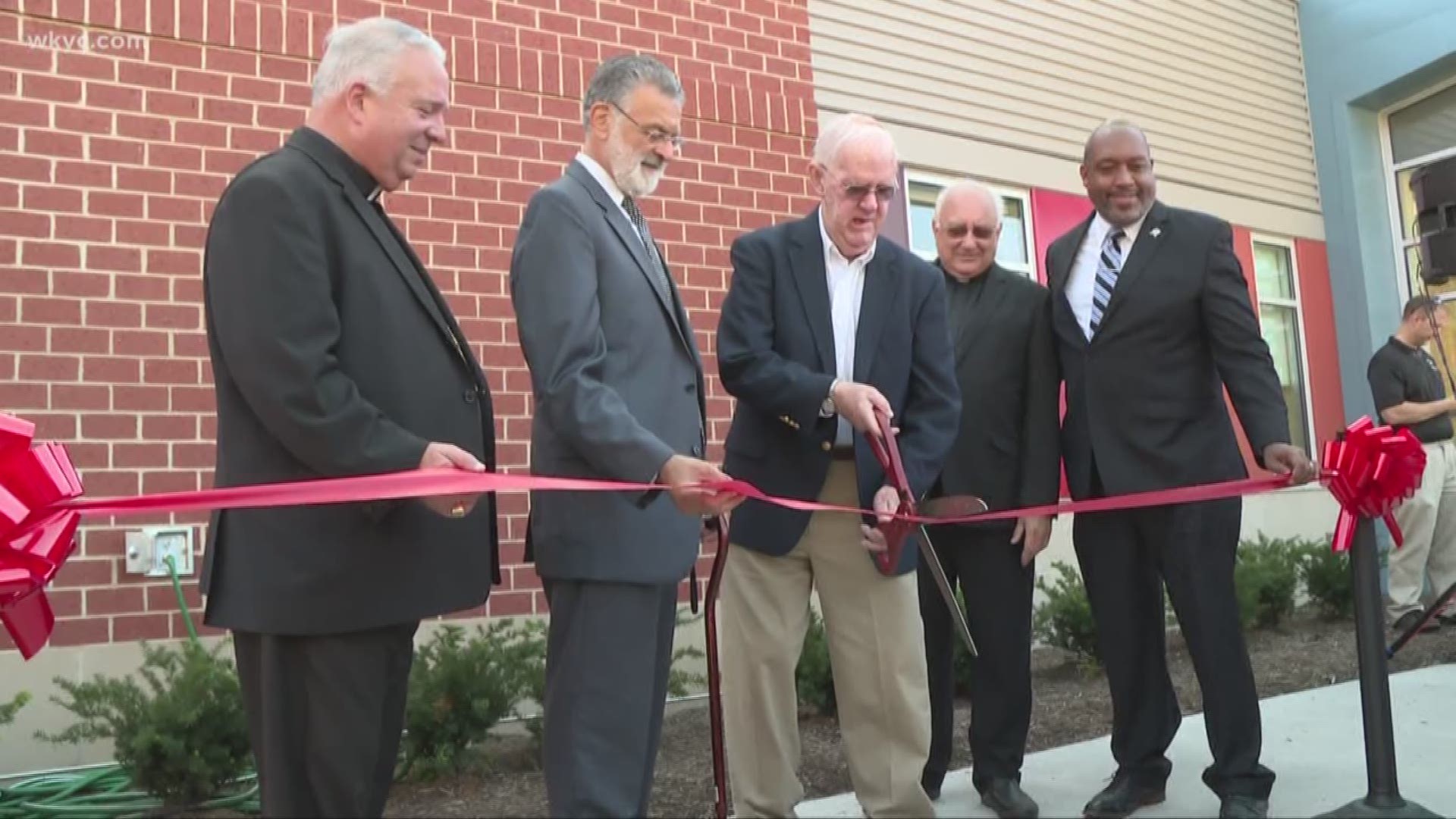 Tuesday was a festive day at St. Adalbert School in Cleveland's Fairfax neighborhood. They cut the ribbon on a new early childhood education center.