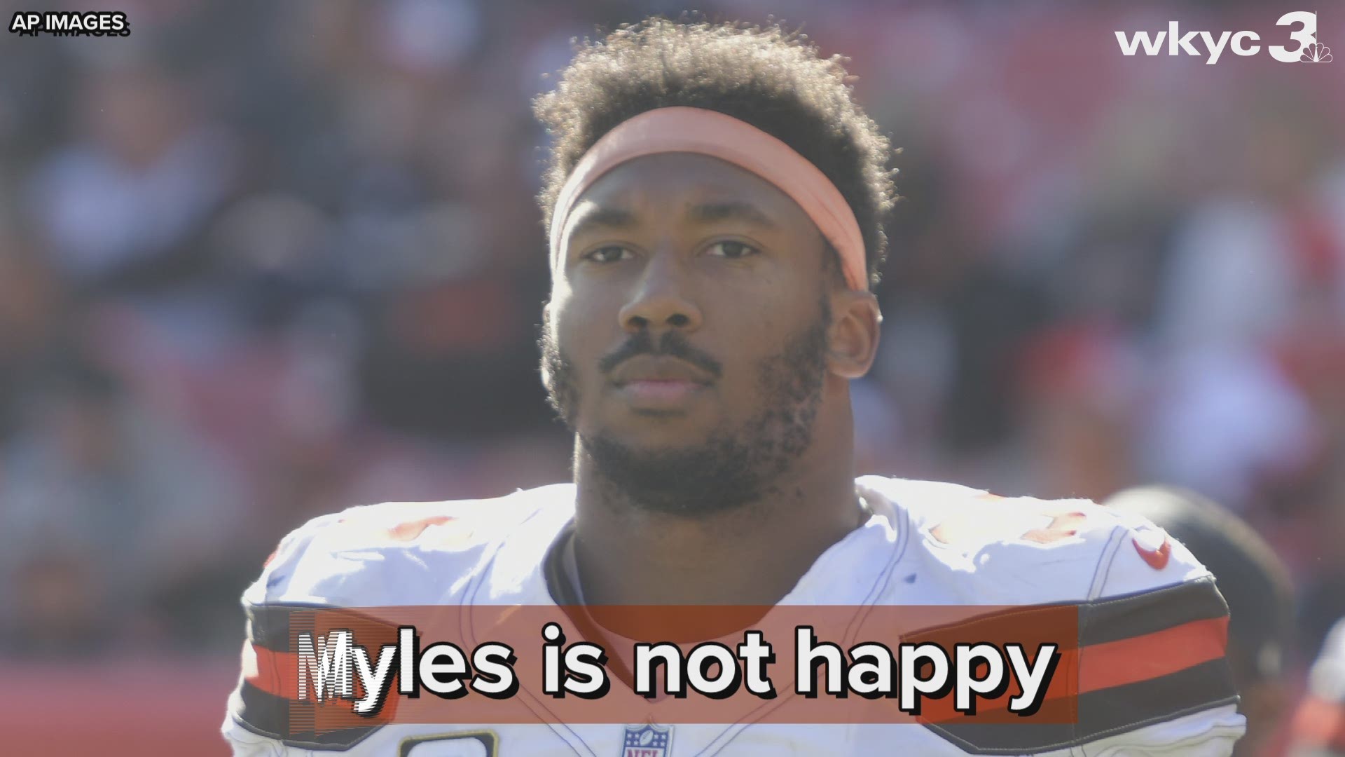 Cleveland Browns defensive end Myles Garrett vows to never be as low in the rankings as he was for last year's work.