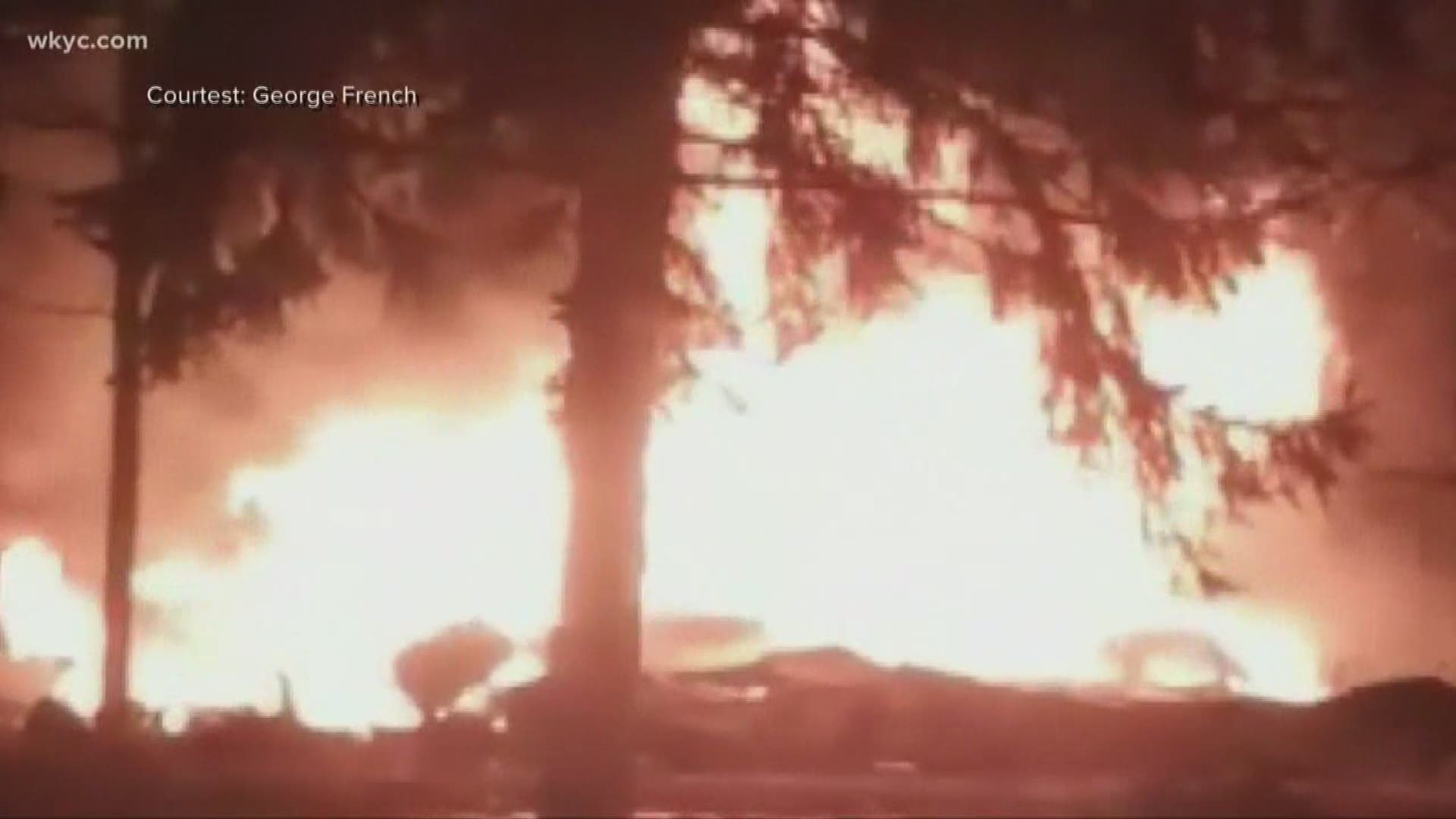 Cell phone video captures images of Vermilion house explosion