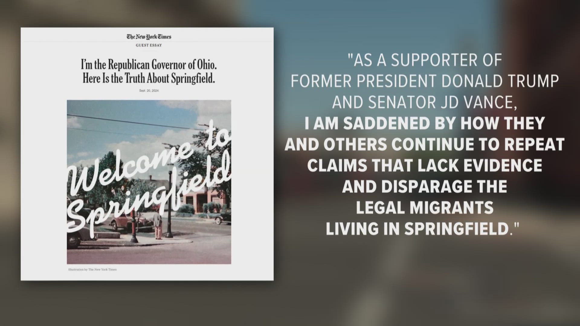 The governor also mentioned both Donald Trump and JD Vance, writing that he was 'saddened by how they and others continue to repeat claims that lack evidence.'