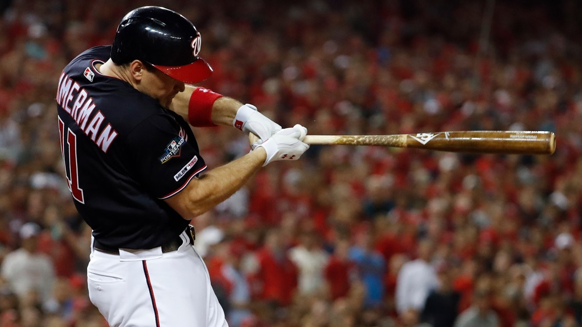 Ryan Zimmerman hits home run in first career World Series at-bat