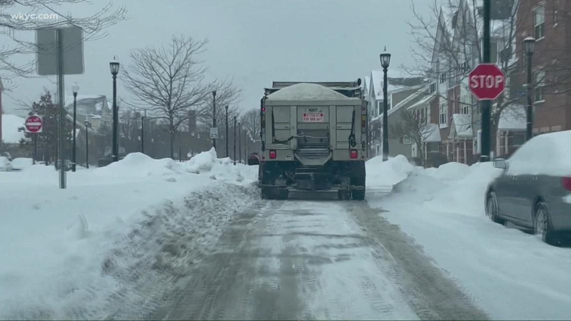 How did Cleveland perform after announcing new snow removal plan