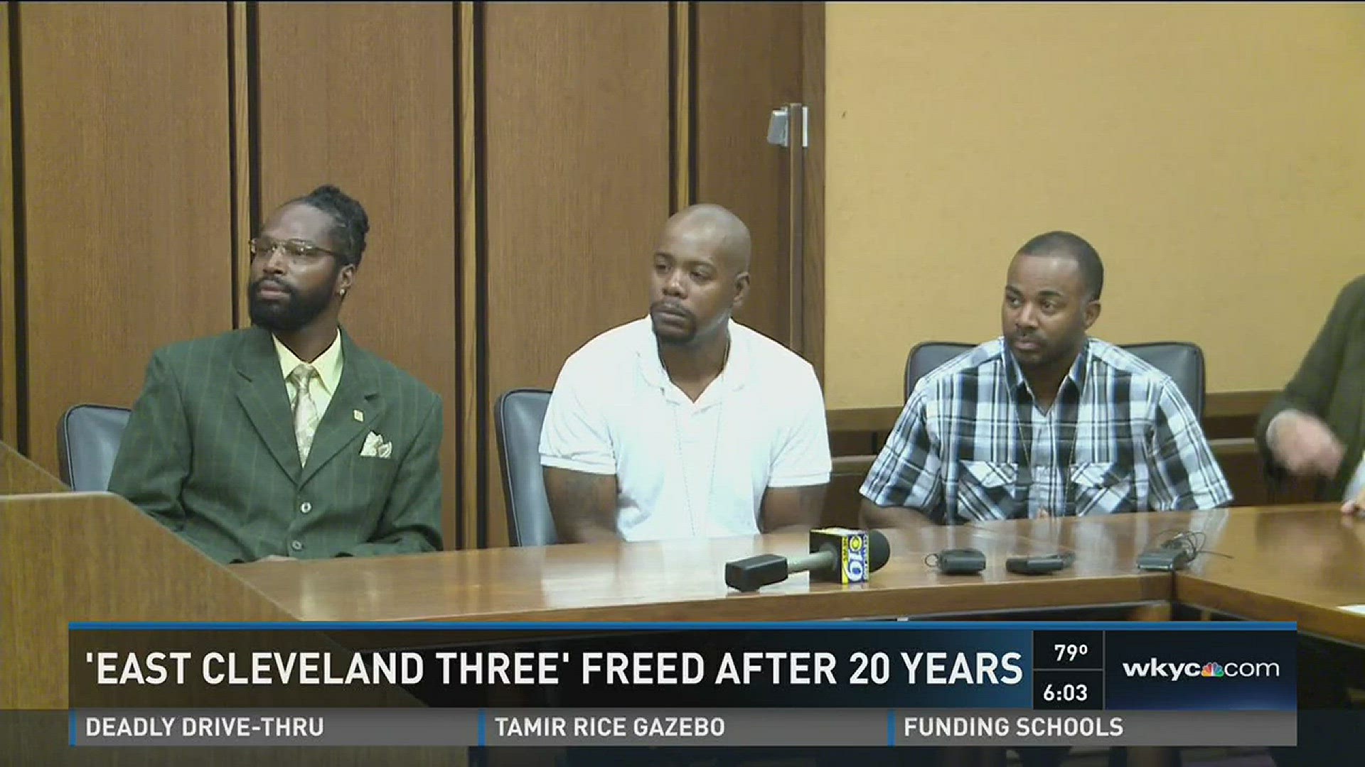 'East Cleveland Three' freed after 20 years