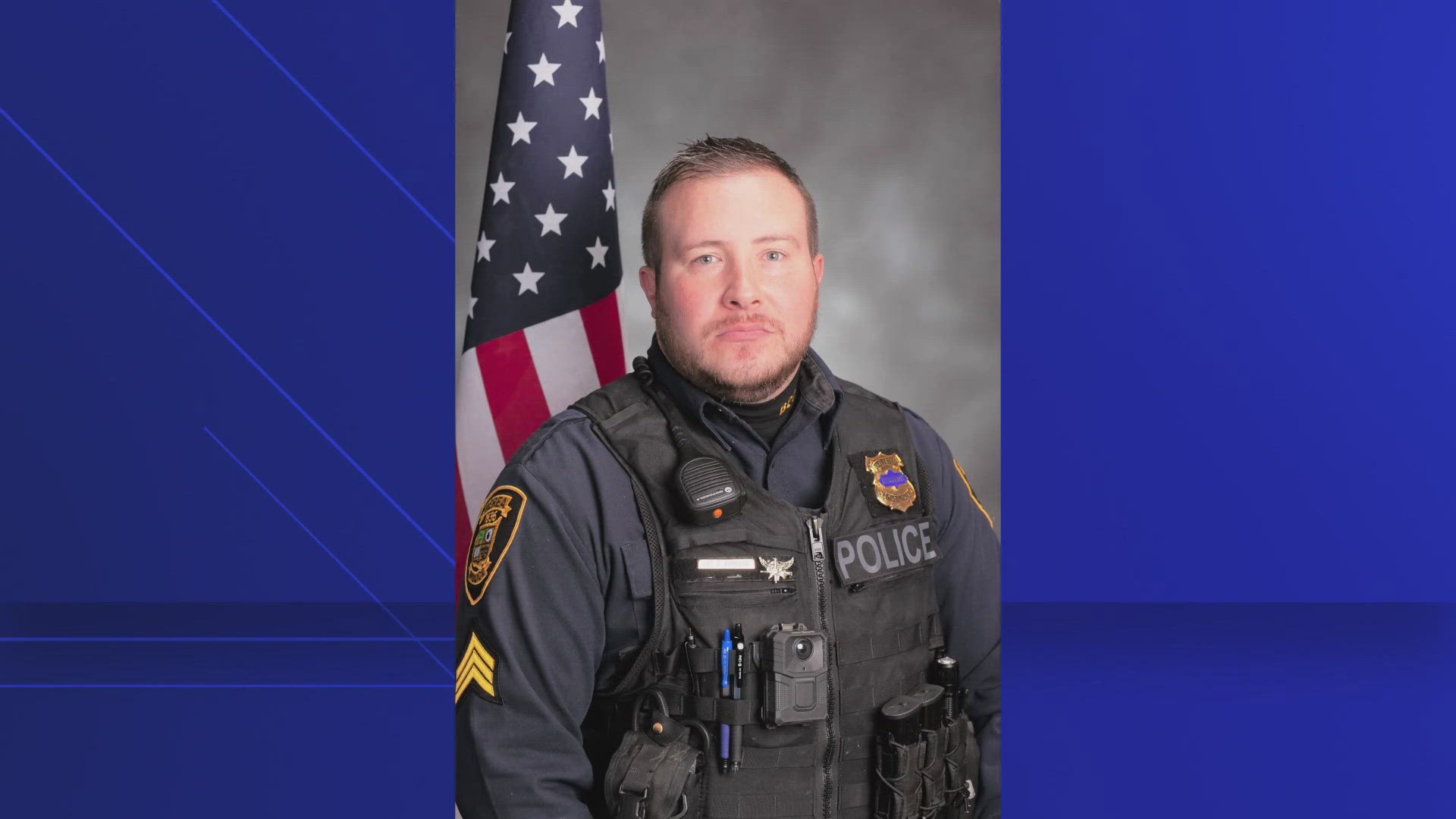 Sergeant Ean Esposito served in the Army before joining the Berea Police Department in 2011.