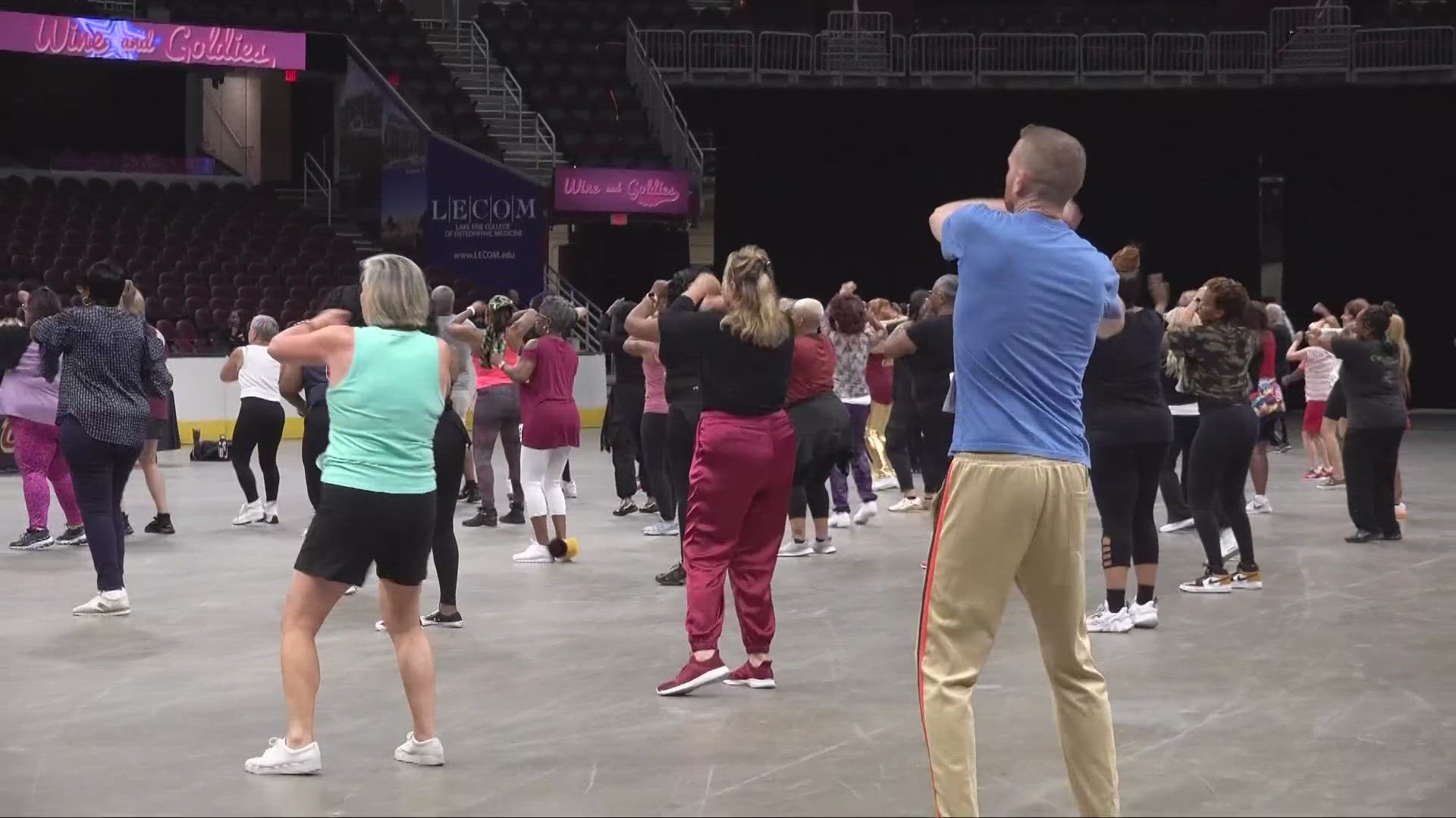 The Cleveland Cavaliers' energetic dance crew is comprised of local seniors who still have the moves!