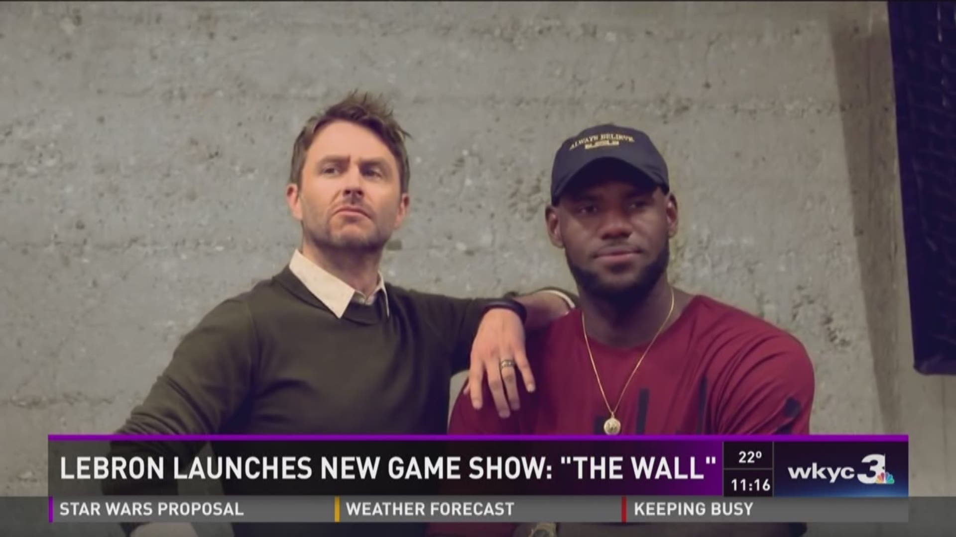 Lebron game show hot sale the wall