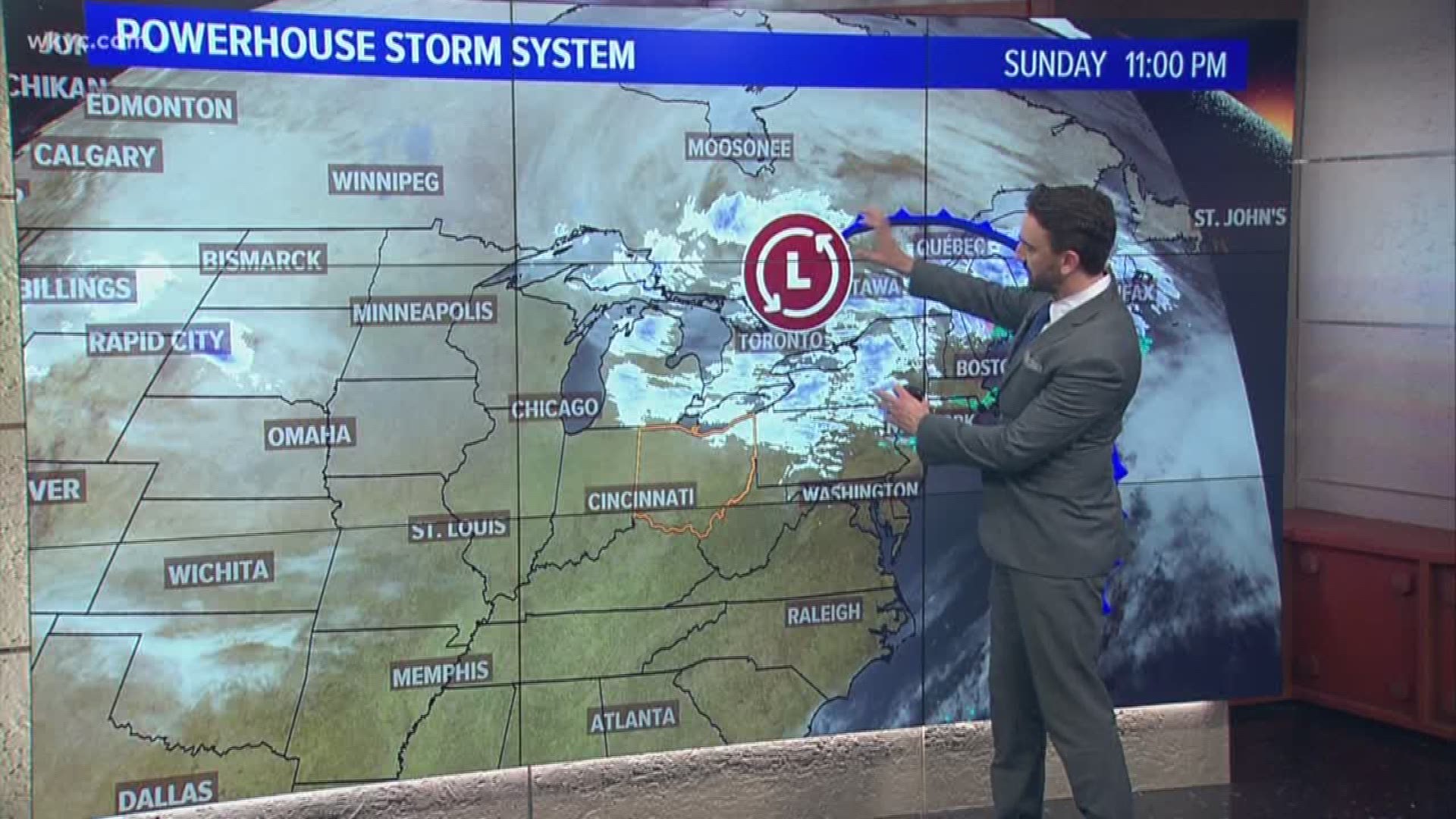 Matt Wintz gave the latest update on the heavy winds throughout Northeast Ohio.