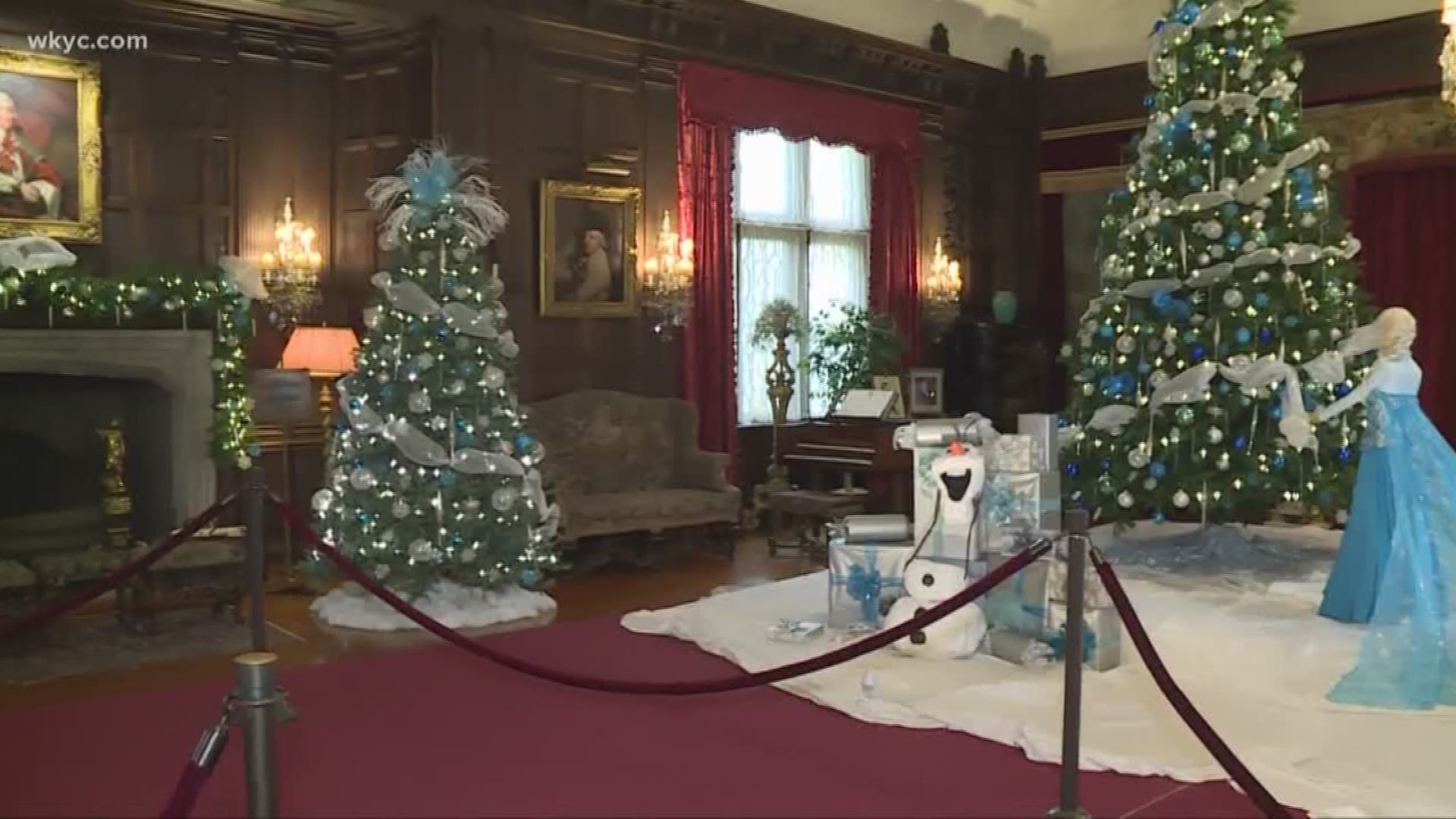 Stan Hywet's 'Deck the Hall' holiday display is in the national spotlight