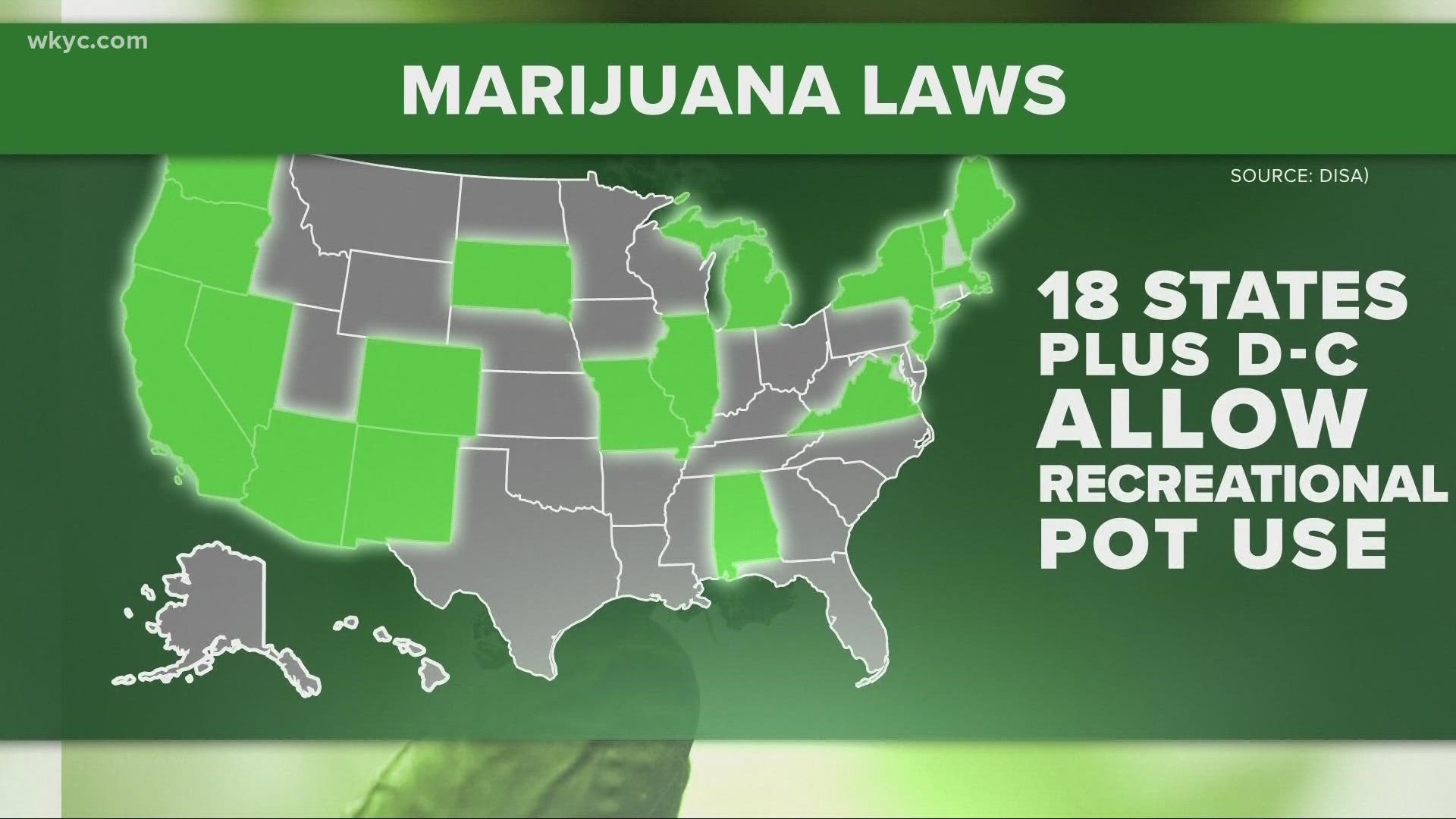 Marijuana would be legalized in Ohio for adults 21 and older under Republican legislation