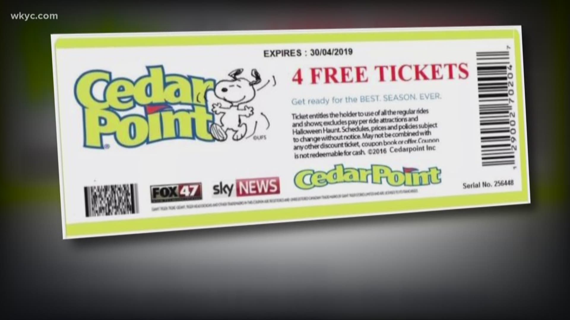 Beware of Cedar Point ticket scam