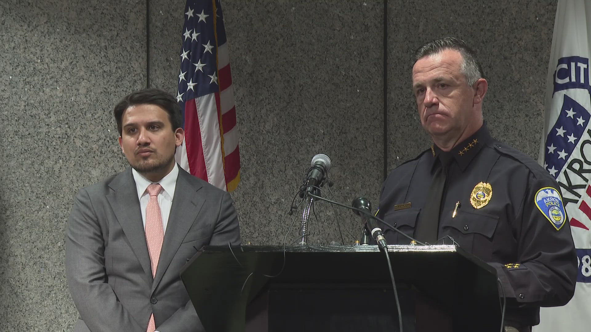 Akron Police Chief Brian Harding noted that his detectives have spent 2,500 hours investigating the June 2 mass shooting, conducting "an excess of 100 interviews."