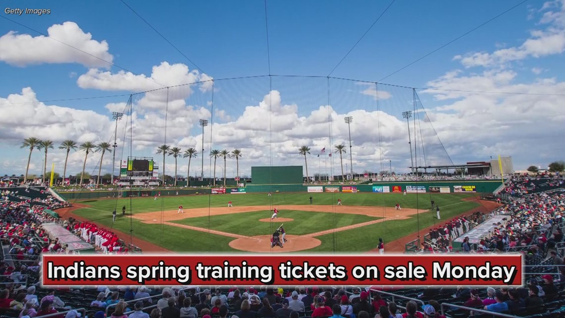 Cleveland Indians spring training tickets on sale Monday