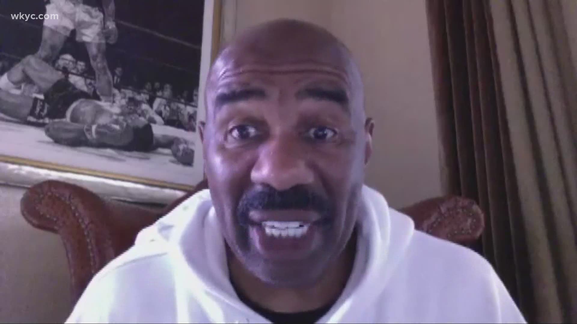 3News' Russ Mitchell talks with the Cleveland native  Steve Harvey about how he's handling quarantine and what's doing to stay busy. Plus his love of Cleveland!