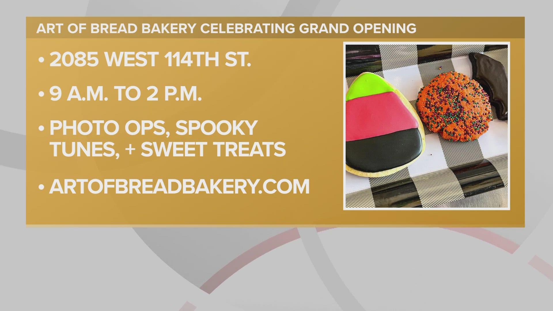 Art of Bread Bakery is located at 2085 West 114th Street in Cleveland.