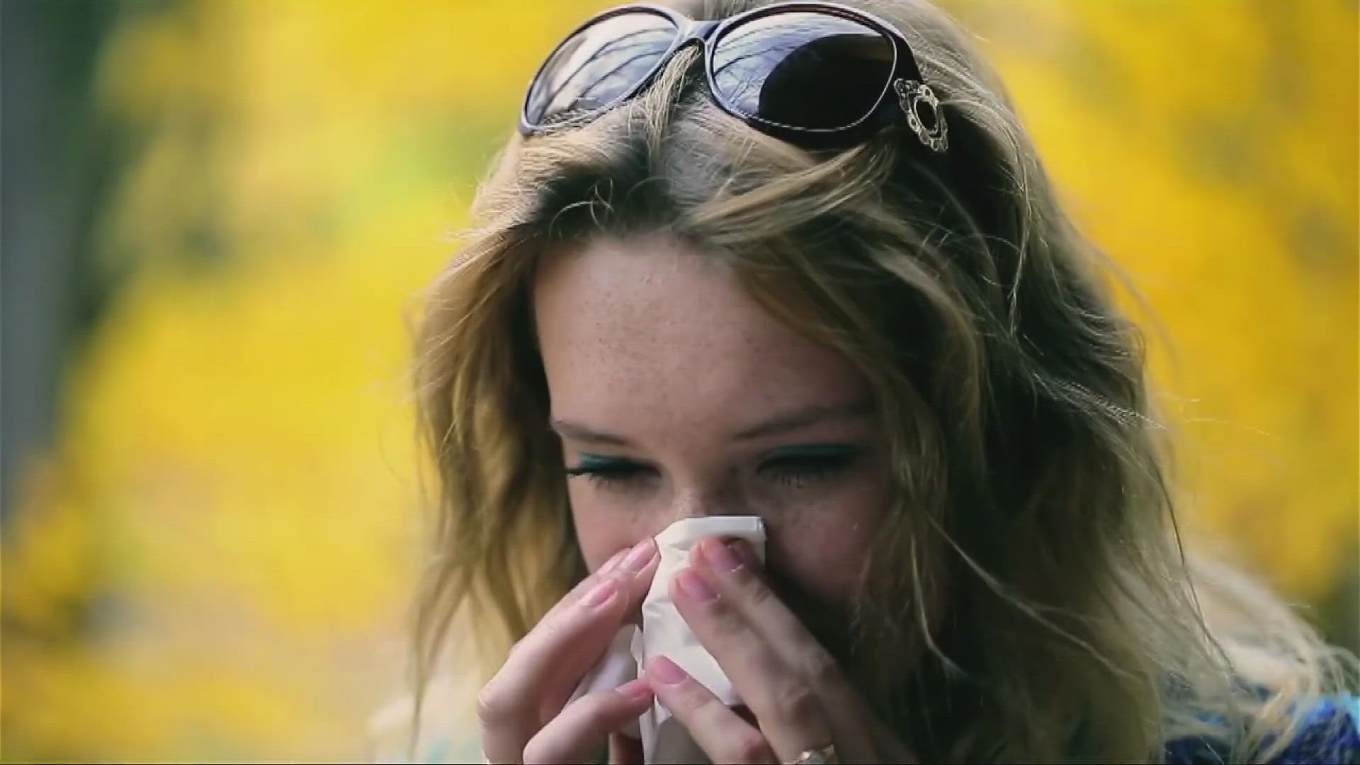 Warmer weather is great for the mood, but it's also bringing on allergy season a bit sooner.