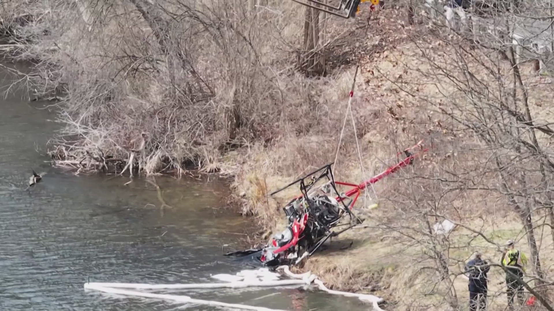 Investigators say the pilot, 52-year-old Anthony Jones, was on his way to pick up a friend at Portage County Airport. His helicopter crashed into Mogadore Reservoir.
