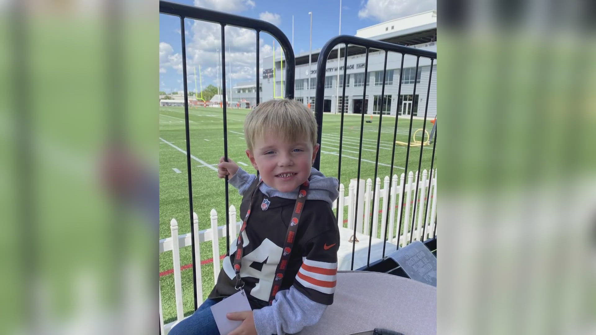 At just 3 years old, Hudson knows the important things when it comes to being a Browns fan.