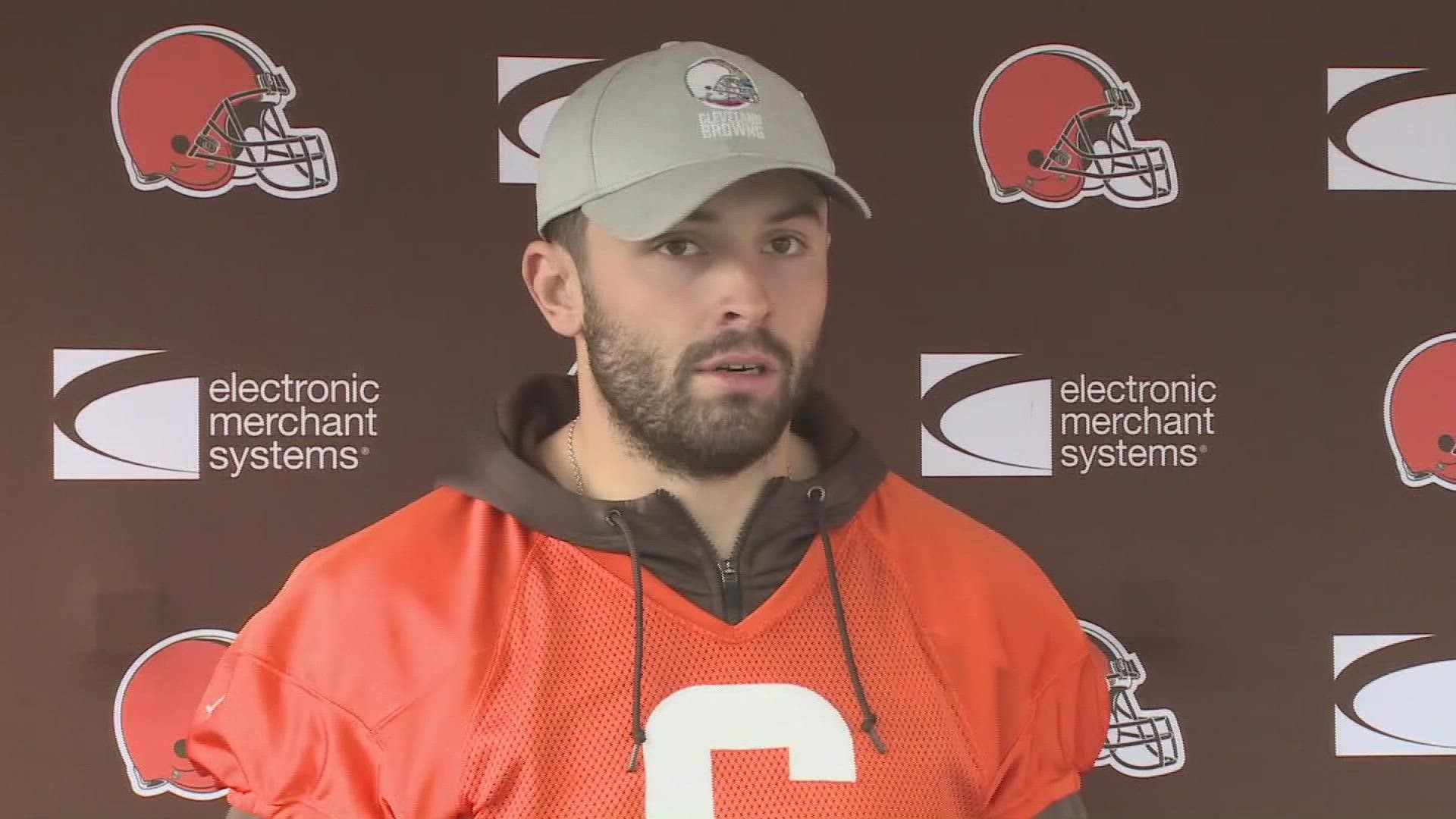 Speaking to reporters on Wednesday, Cleveland Browns quarterback Baker Mayfield said he's the most beat up he's been in his career.