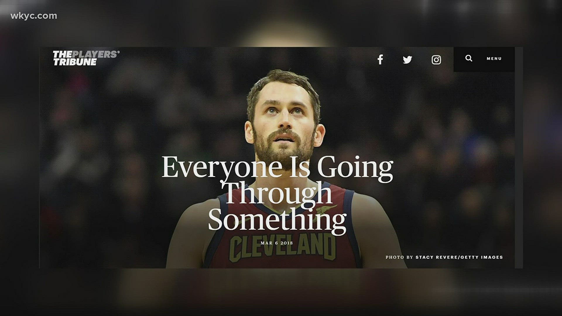 Cleveland Cavaliers F Kevin Love opens up about battle with mental illness