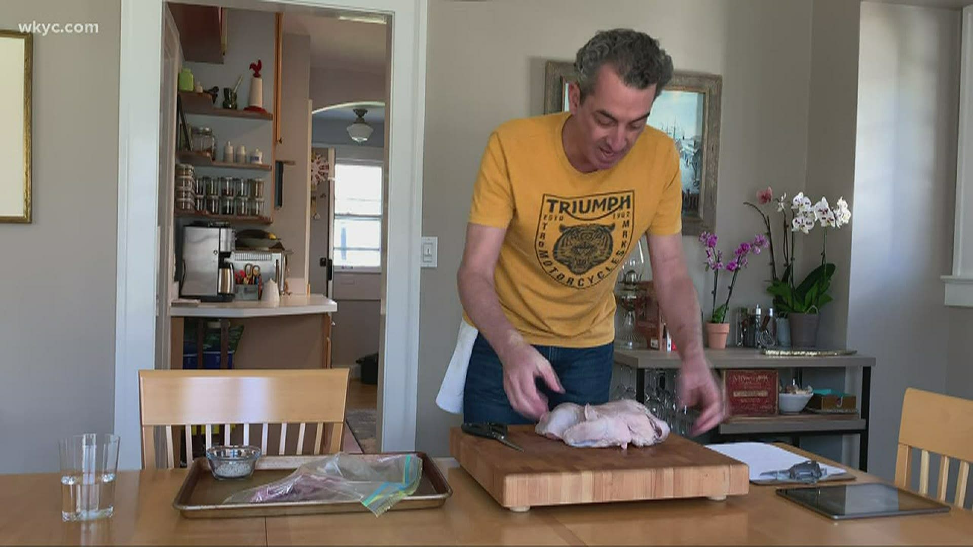 Food expert Doug Trattner is trading his interview hat for a chef's hat with some step by step recipes during this time. What your favorite way to cook chicken?