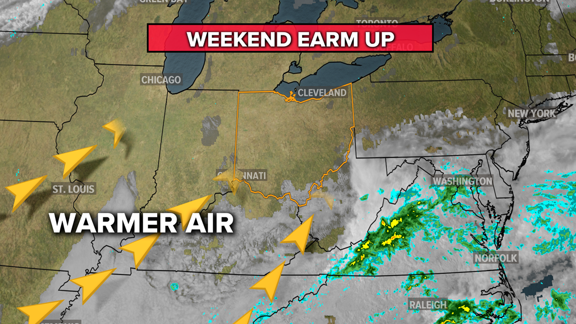 FORECAST 80s returning for the weekend