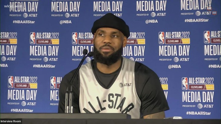 LeBron James says he's Cleveland's third All-Star for NBA All-Star Weekend