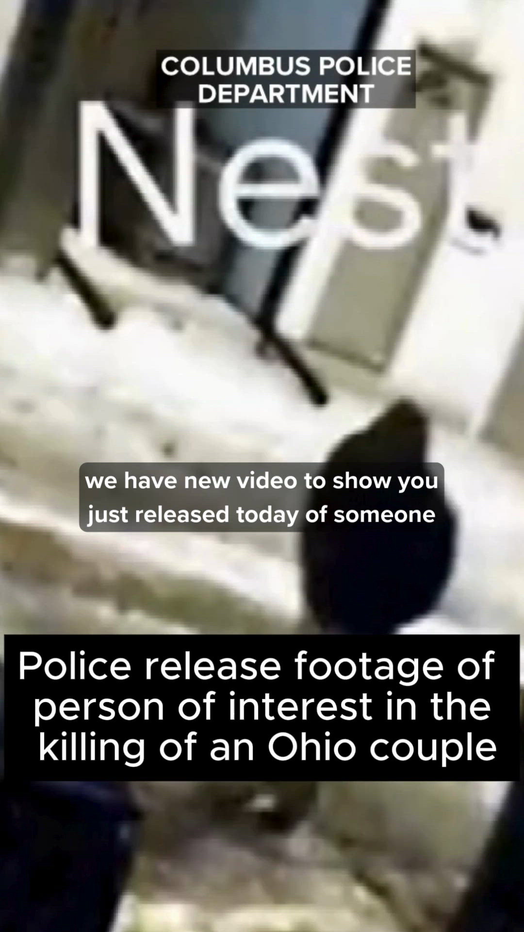 Video from police shows person of interest in killing of Ohio dentist ...