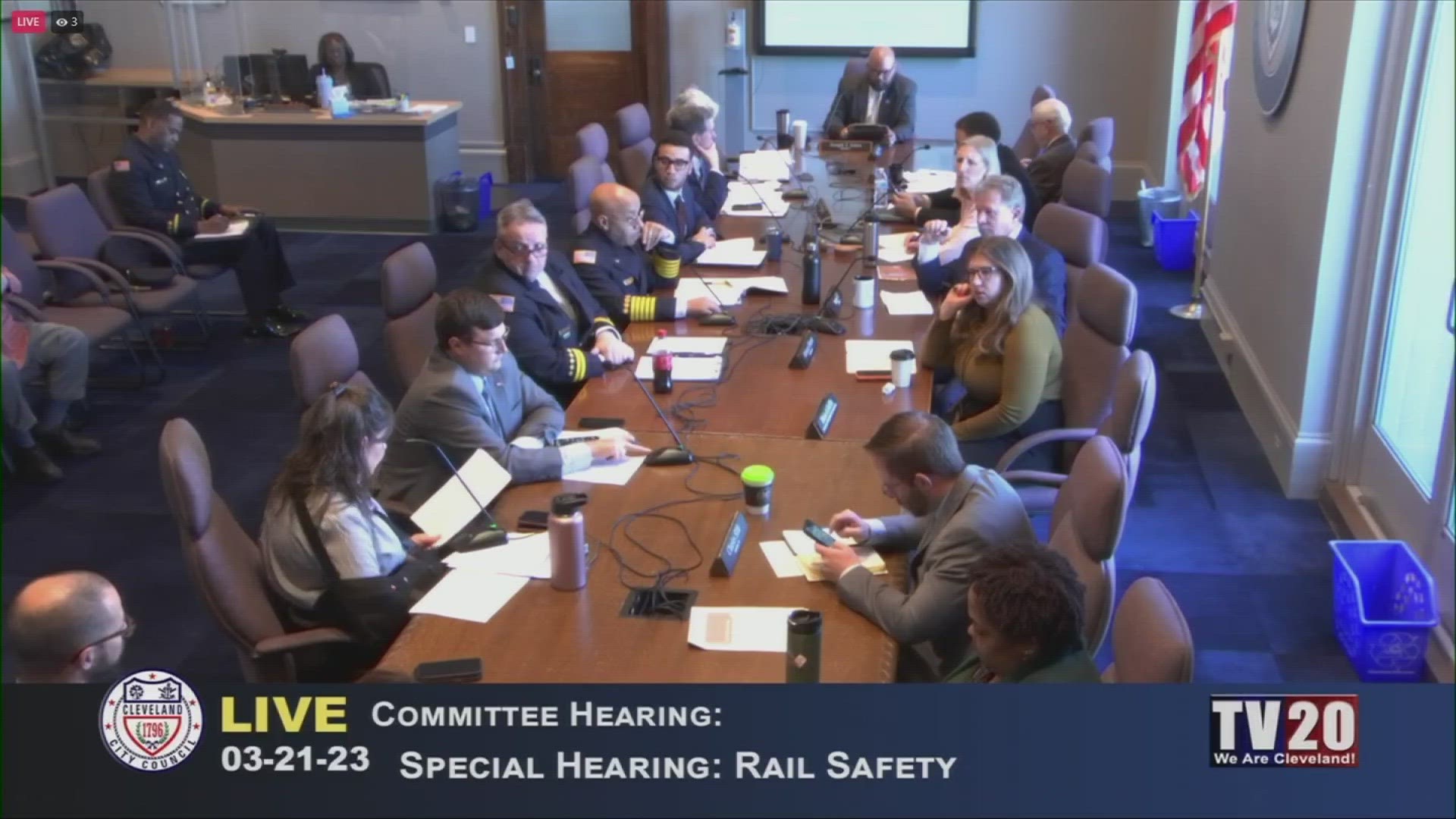 Cleveland City Council hosted an informational hearing regarding rail safety after new legislation was encouraged by council members.