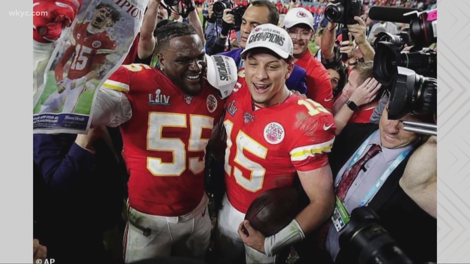 What would you do if one of your closest friends played for the opposing team? That is the dilemma for one Northeast Ohio man as Frank Clark plays for the Chiefs.