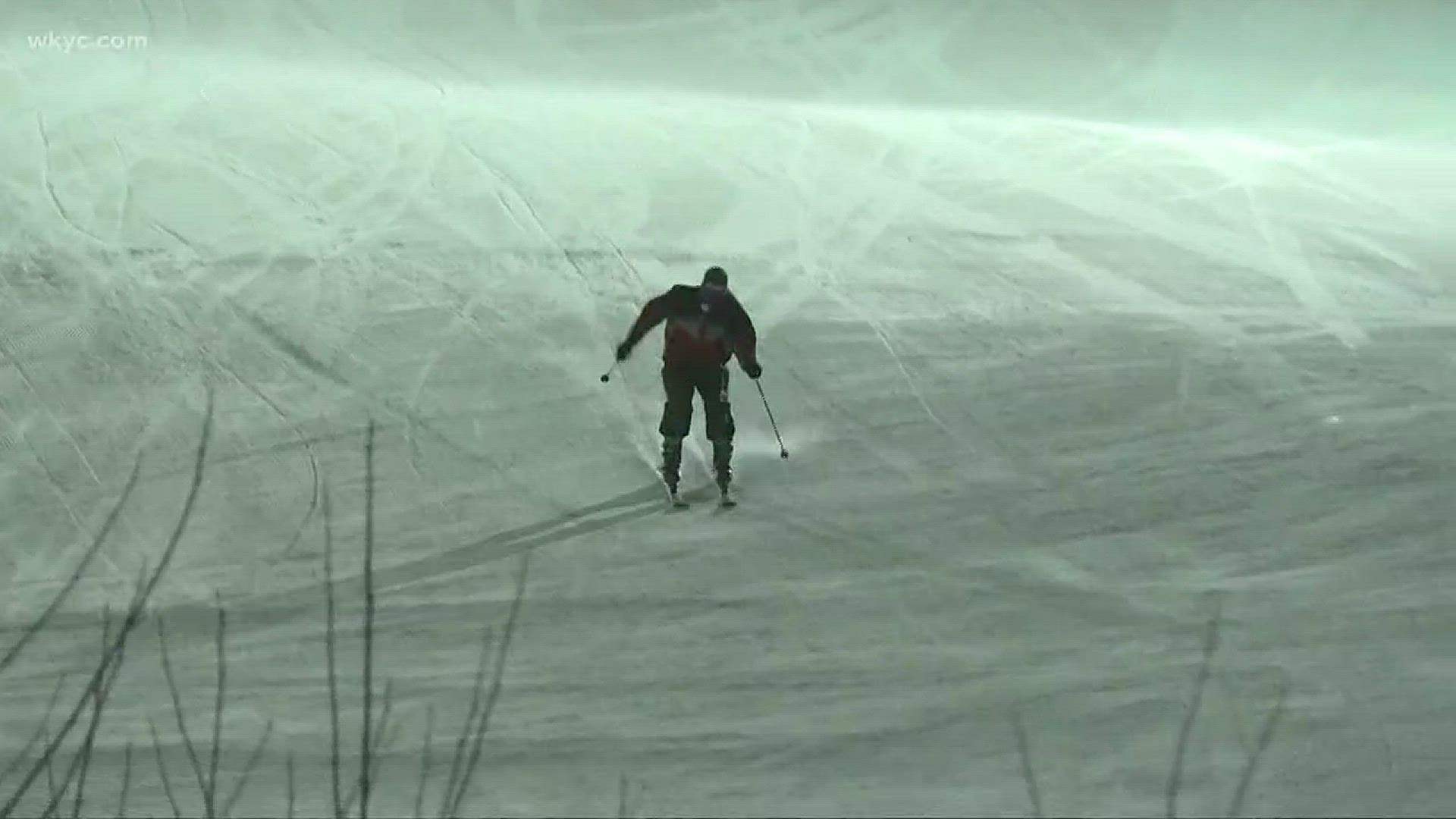 Don't call them crazy! Freezing temps don't scare skiers away