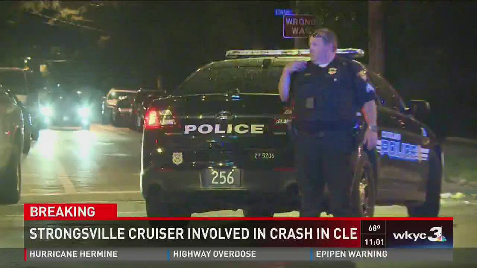 Strongsville cruiser involved in Cleveland crash