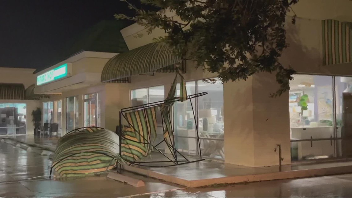 Flooding Damage Left Behind In Aftermath Of Hurricane Ian In Florida