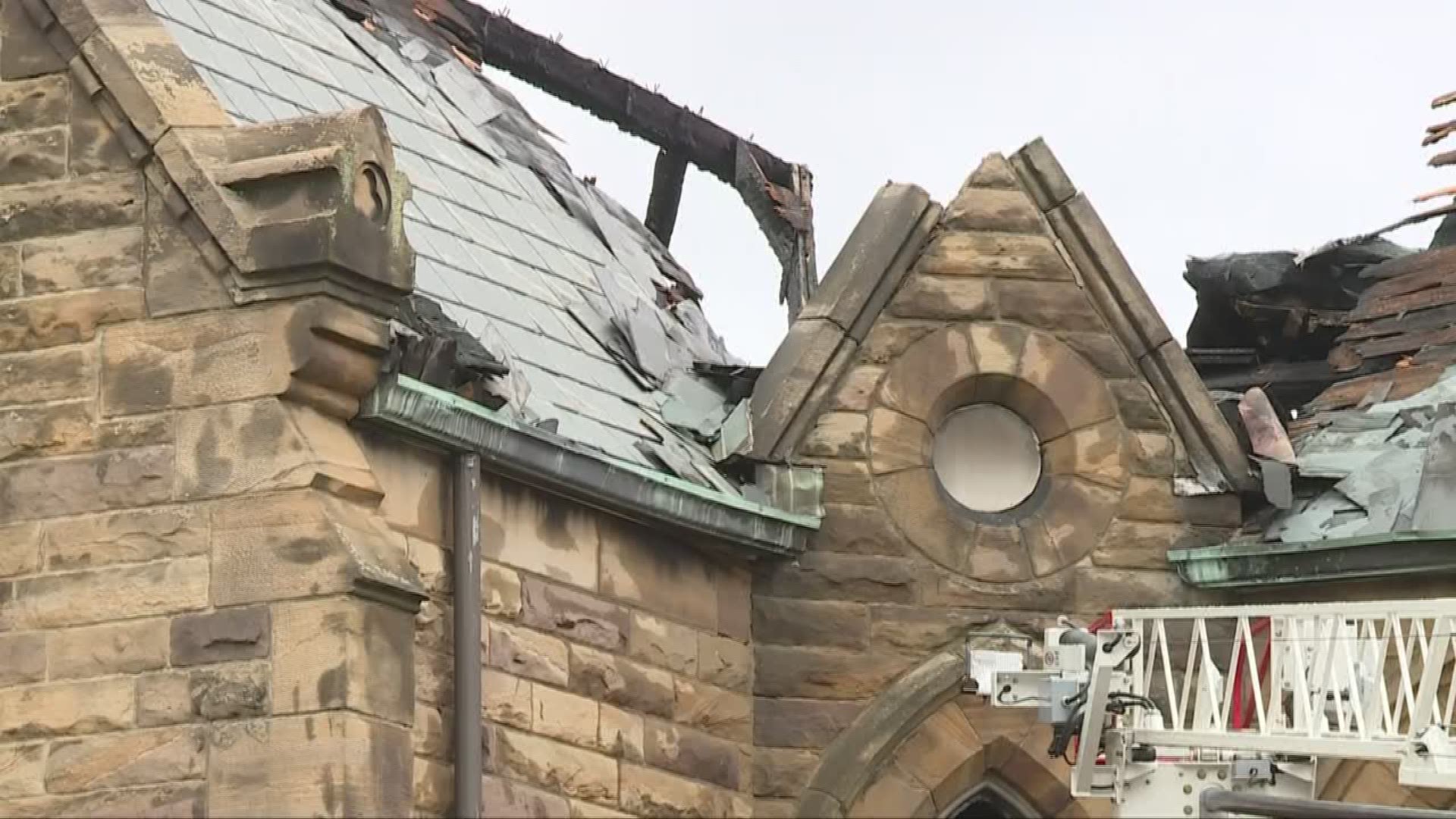 Historic Akron Church was destroyed by fire
