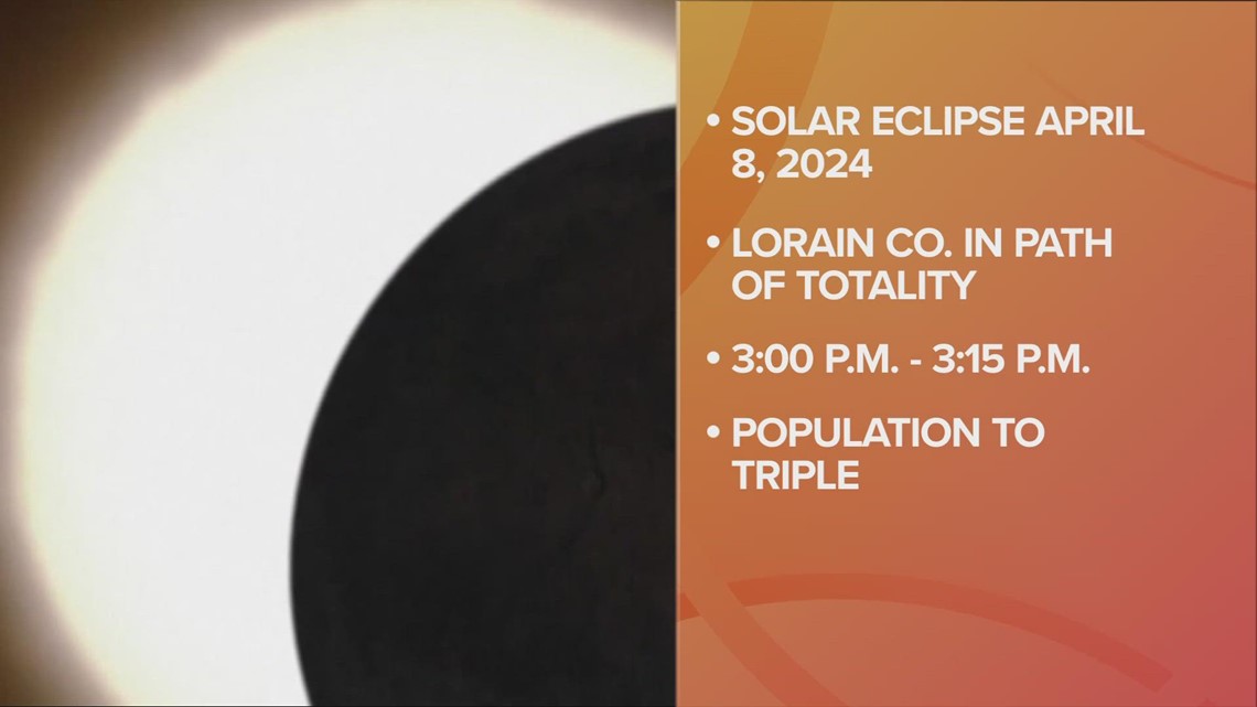 Lorain County EMA advises schools to close on day of April 2024 total solar eclipse