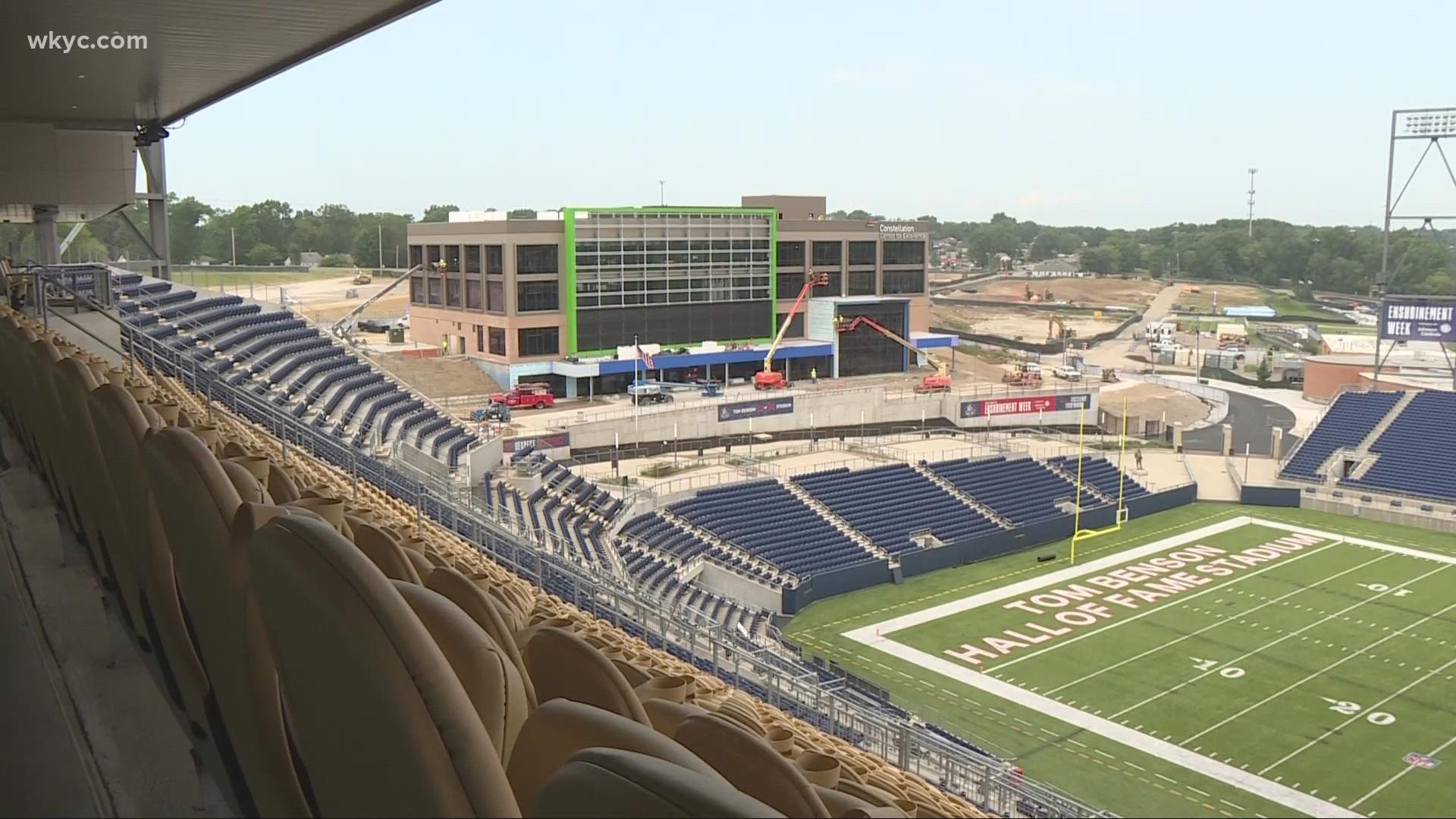 An exciting time in Canton.This year's Pro Football Hall of Fame Enshrinement week is just a week away with thousands of fans expected to visit for the festival.