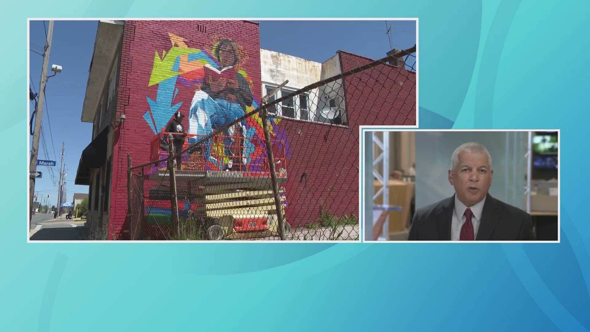 The artist, known as 'mr. soul,' refers to the project as 'Inspire Your City.'