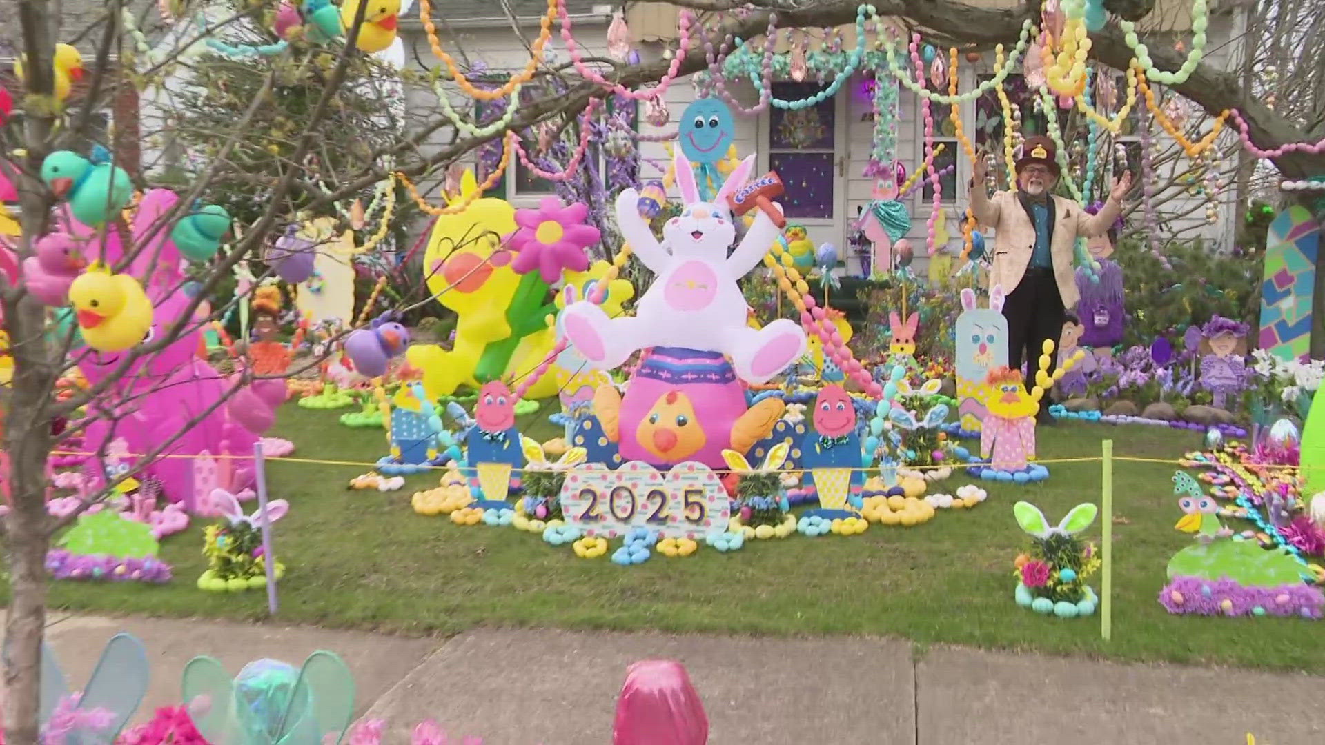 Jellybeanville in Euclid: Easter display returns to Zeman Avenue