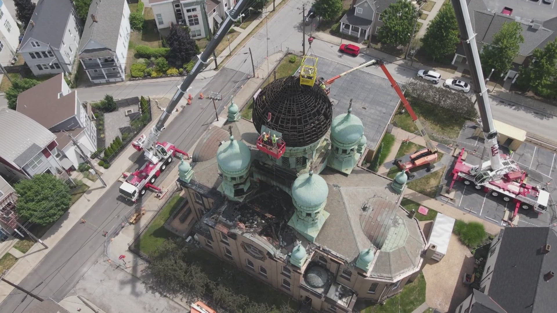 The GoFundMe was created by Father Jan Cizmar, who spoke with 3News last week about the fire at the historic church.