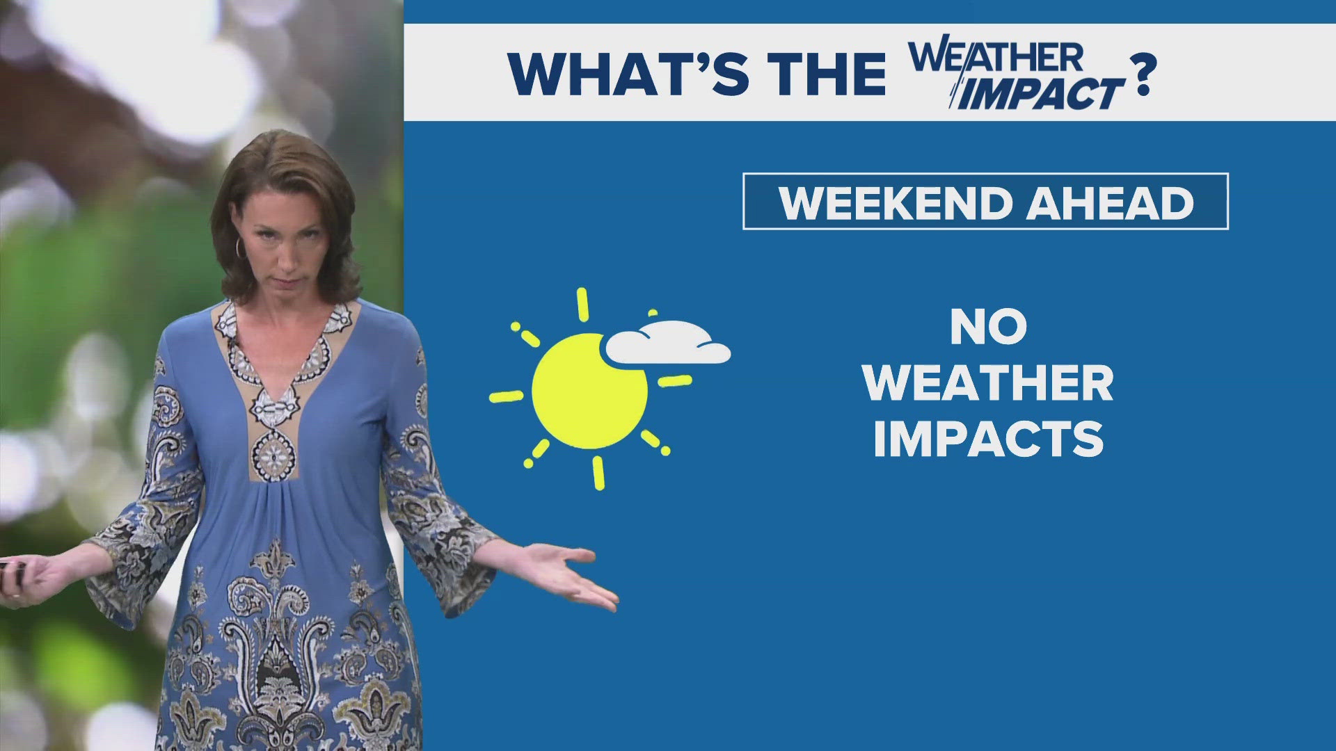 Humidity will ramp up, leading to storm chances next week.