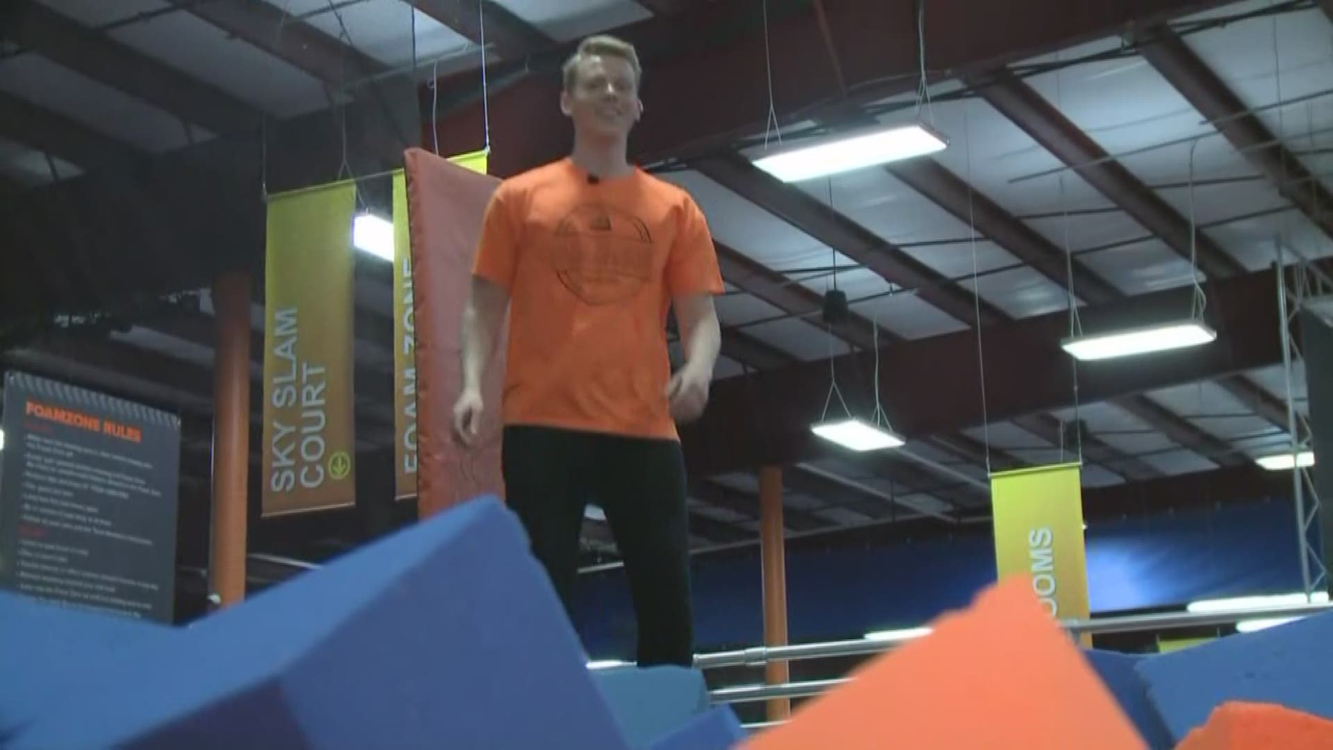 May 16, 2018: WKYC's Austin Love spent the morning jumping around at Sky Zone.