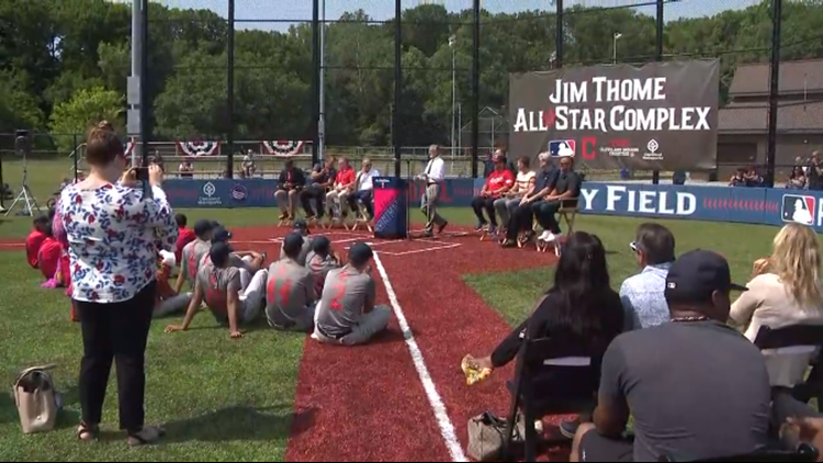 Cleveland, MLB unveil Jim Thome All-Star Complex at Brookside