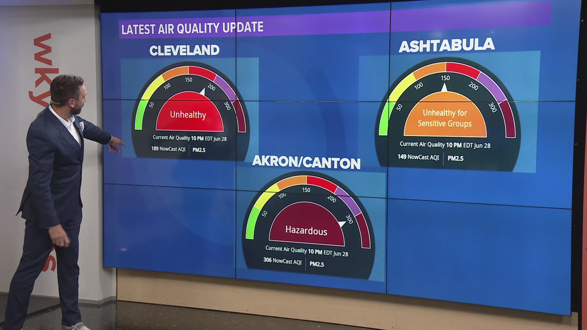 'Everyone may experience health effects during this period,' officials say.