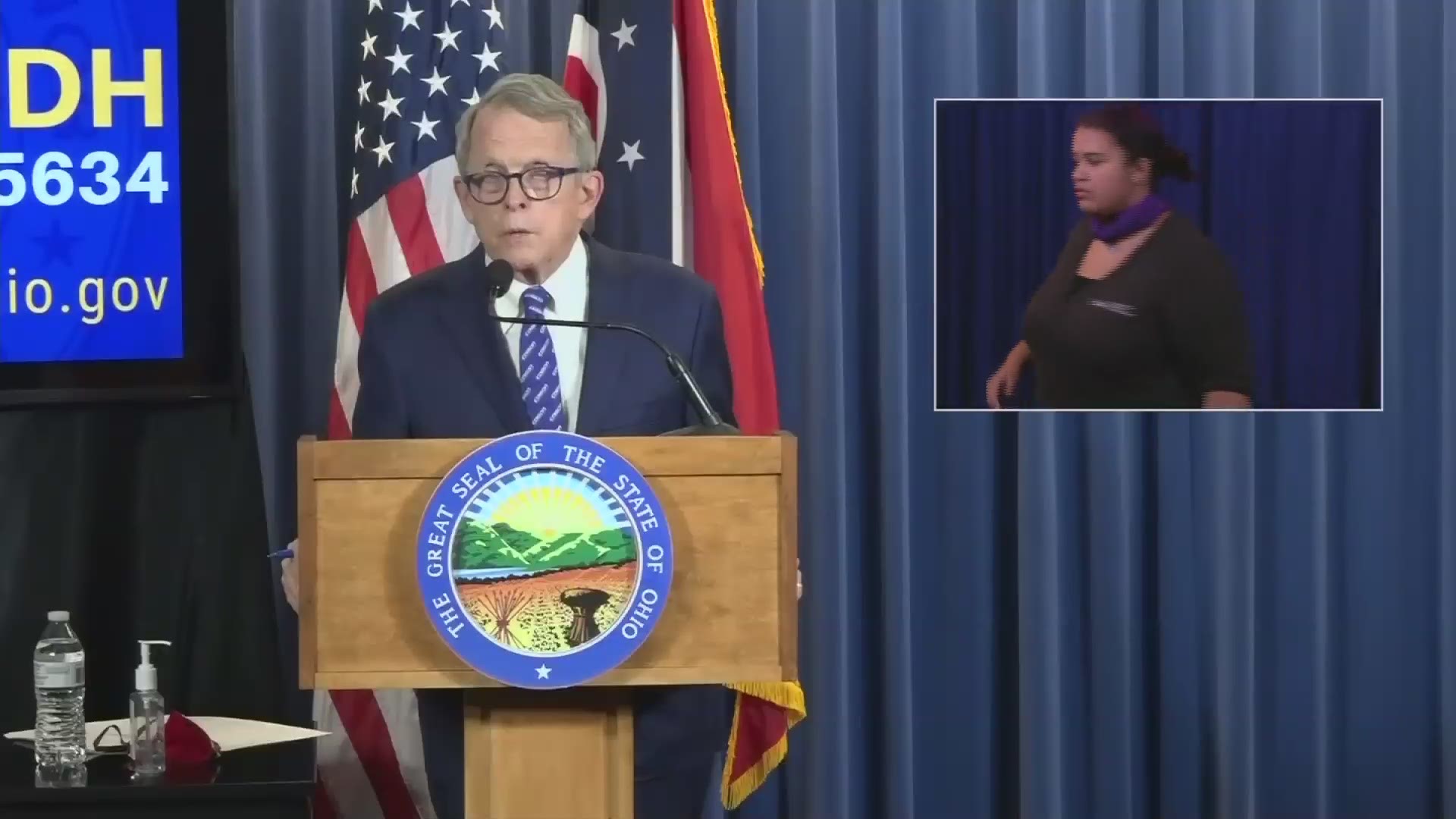 Ohio Governor Mike DeWine said he wouldn't support the repealing of the bill that's at the center of a federal bribery case.