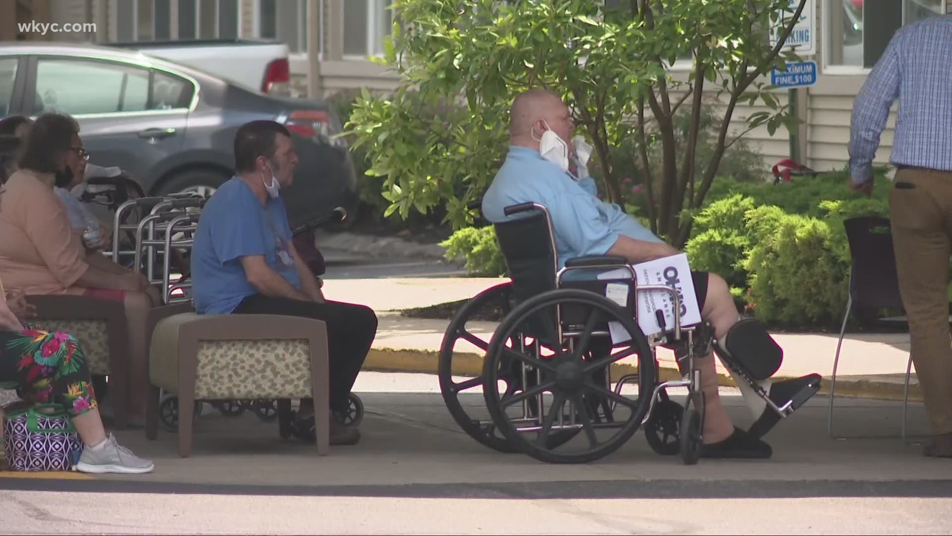 The fire first sparked around 2:30 this afternoon at the Rockport retirement facility on center ridge road. No one was hurt.