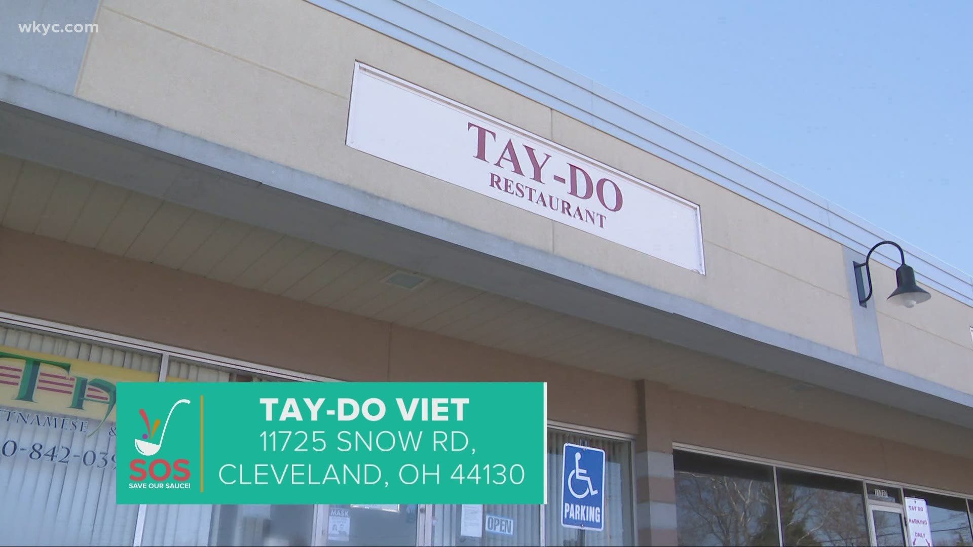 We're highlighting Tay-Do Restaurant as we continue the 'Save Our Sauce' campaign to show support of Northeast Ohio restaurants amid the COVID-19 pandemic.