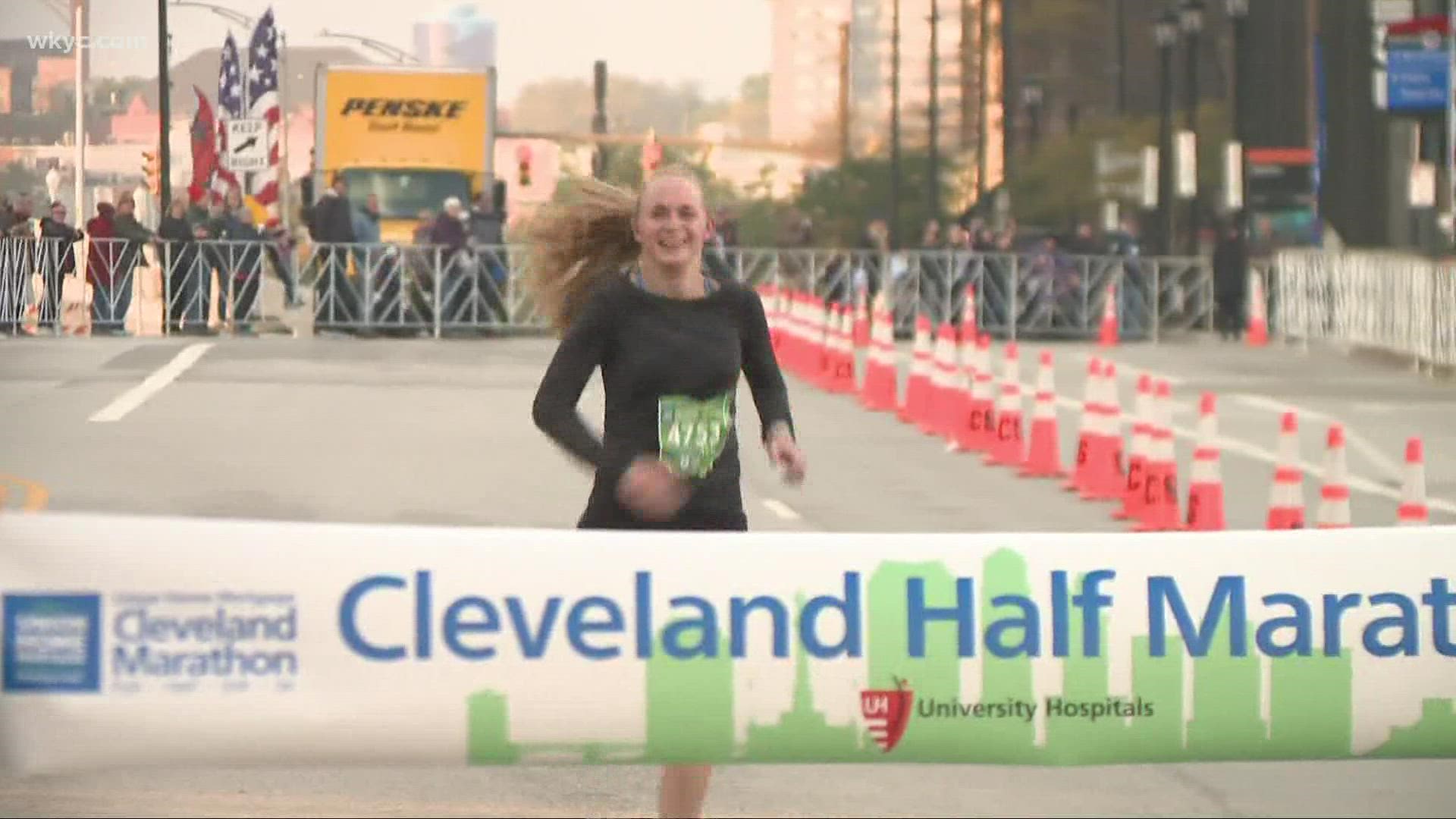 An Update From The Cleveland Marathon With The Half Marathon Winner!