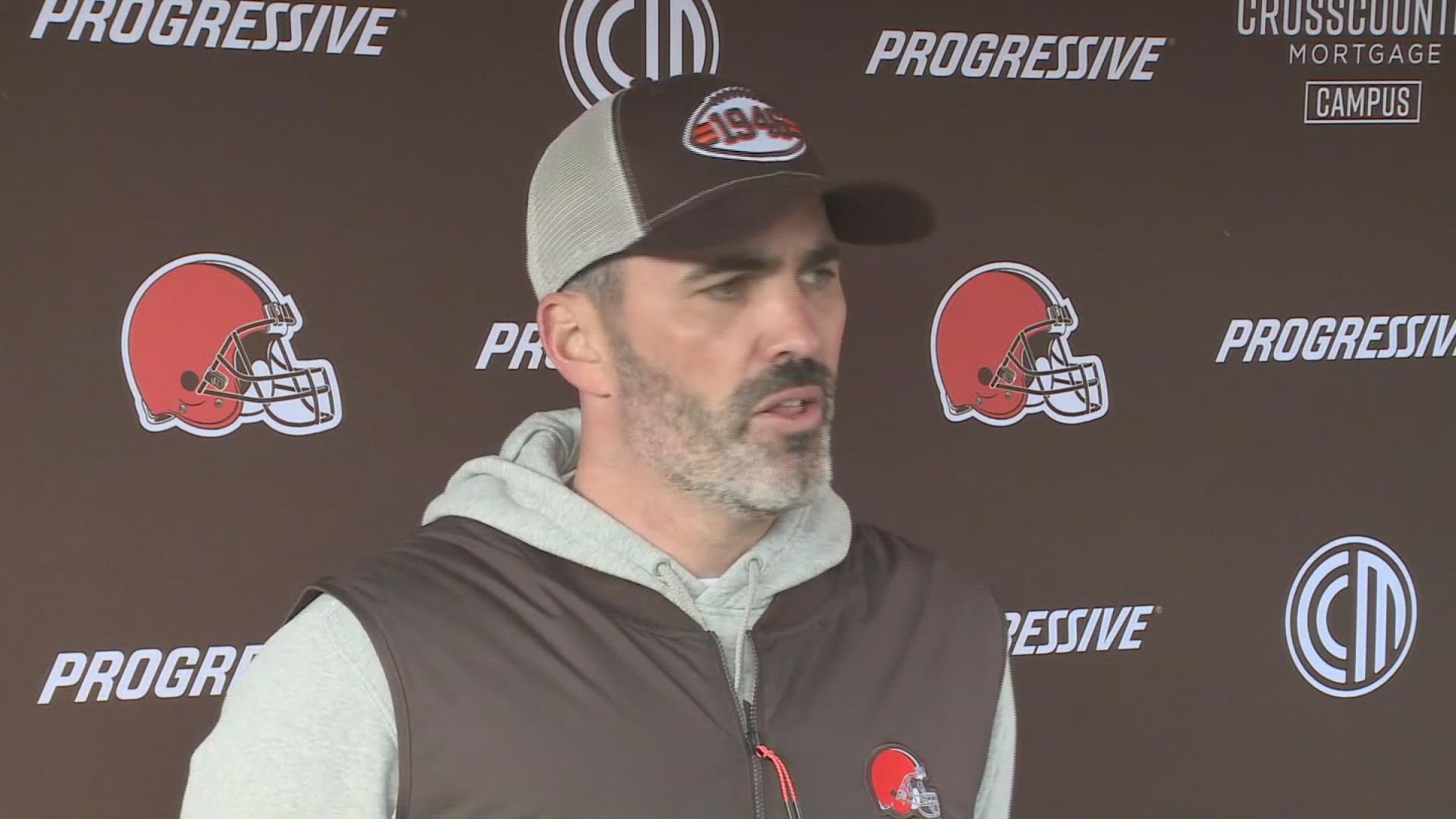 Speaking to reporters on Friday, Cleveland Browns head coach Kevin Stefanski discussed Odell Beckham Jr.'s departure from the team.
