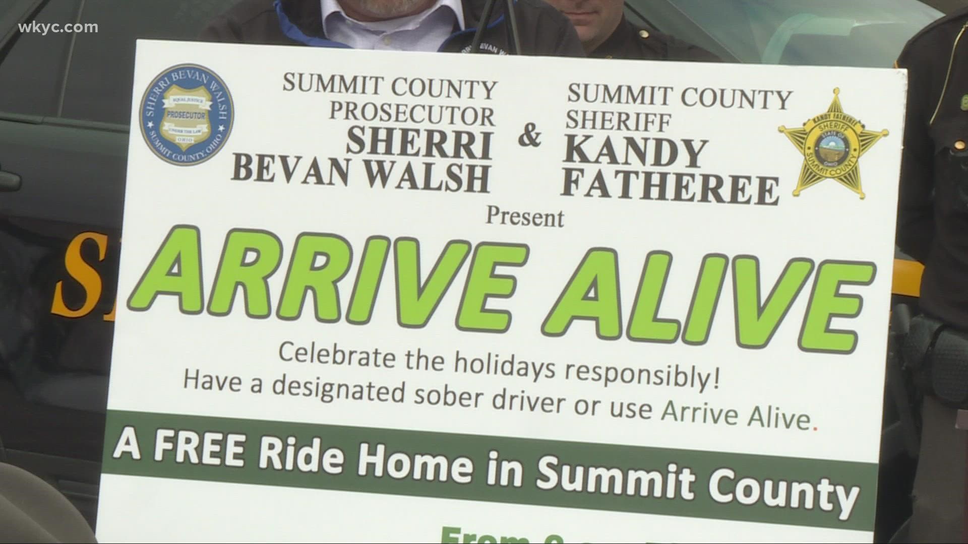 The county is encouraging people to take advantage of the program to avoid drunk driving.